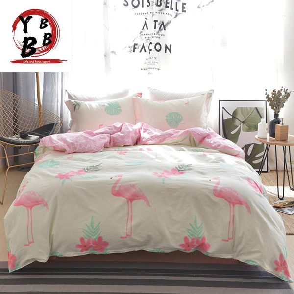 bedding sets flamingo print sheet pillowcase quilt cover cotton white pink princesses bedlinen twin double king size set
bedding sets flamingo print sheet pillowcase quilt cover cotton white pink princesses bedlinen twin double king size set