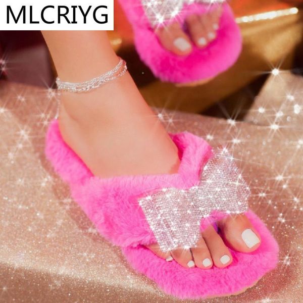 winter slippers fashionable rhinestone bowknot women flat bottom walking comfort warm, Black
winter slippers fashionable rhinestone bowknot women flat bottom walking comfort warm, Black