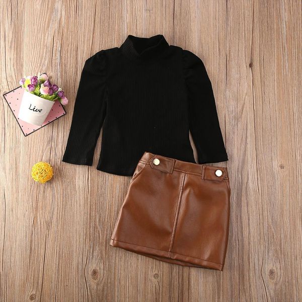 toddler baby girl clothes solid color long sleeve sweater leather mini skirt 2pcs outfits set 2 7y, White
toddler baby girl clothes solid color long sleeve sweater leather mini skirt 2pcs outfits set 2 7y, White