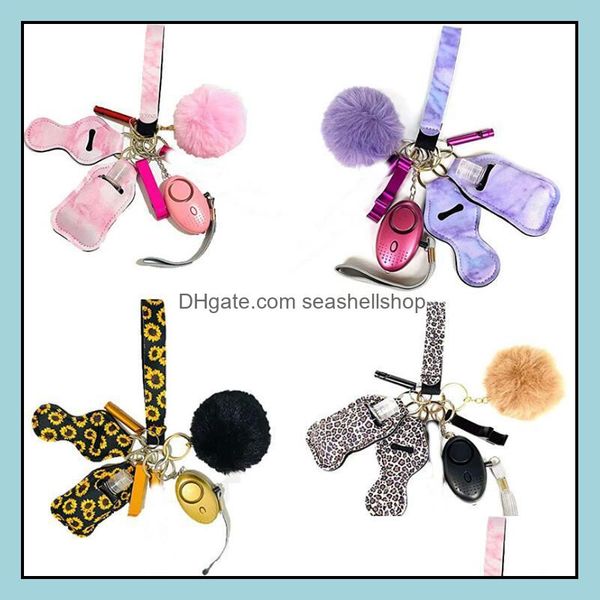 23 colors 8pcs defense keychain set alarm pompom keychains hand sanitizer wrist strap lipstick bottle opener whistle for woman men self-defe, Silver
23 colors 8pcs defense keychain set alarm pompom keychains hand sanitizer wrist strap lipstick bottle opener whistle for woman men self-defe, Silver