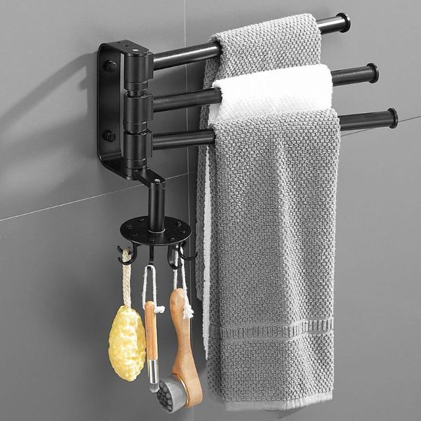 towel racks bathroom holder bar kitchen paper rack for home rotating wall-mounted shower room accessories with hooks 1pcs
towel racks bathroom holder bar kitchen paper rack for home rotating wall-mounted shower room accessories with hooks 1pcs