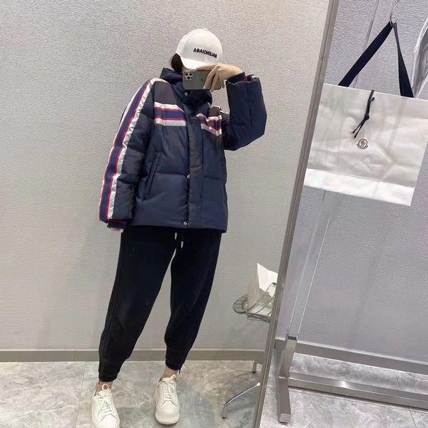 mens women skiing thicken down coats fashion five-pointed star stripes printing hooded outerwear designer winter couples bread puffer jacket, Black
mens women skiing thicken down coats fashion five-pointed star stripes printing hooded outerwear designer winter couples bread puffer jacket, Black