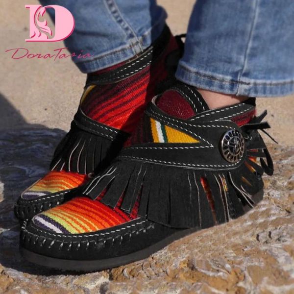 boots doratasia big size 43 vintage bohemia style tassels 2021 autumn winter shoes women ankle, Black
boots doratasia big size 43 vintage bohemia style tassels 2021 autumn winter shoes women ankle, Black