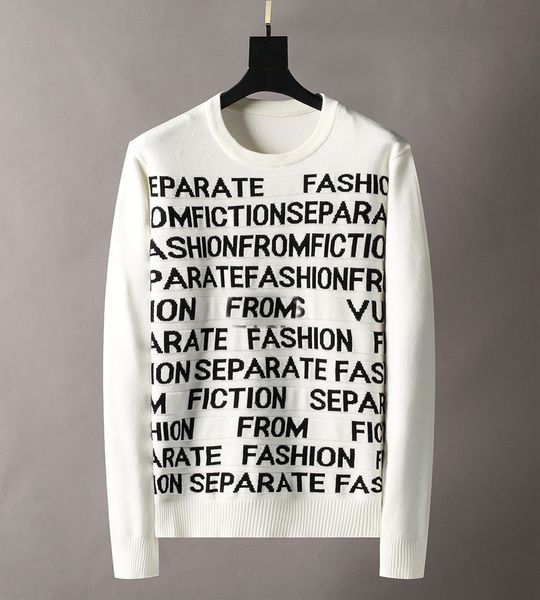 men's aisle sweater, warm soft knitted clothing, leisure, autumn and winter, 2021, White;black
men's aisle sweater, warm soft knitted clothing, leisure, autumn and winter, 2021, White;black