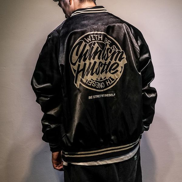 men's jackets spring and autumn men 's pilot jacket korean-style trendy loose hip hop ins national fashion casual baseball uniform, Black;brown
men's jackets spring and autumn men 's pilot jacket korean-style trendy loose hip hop ins national fashion casual baseball uniform, Black;brown