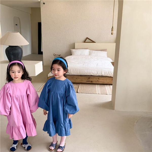 girls loose pure color cotton dress foreign style 2021 spring children wear kids long sleeve dresses girl's, Red;yellow
girls loose pure color cotton dress foreign style 2021 spring children wear kids long sleeve dresses girl's, Red;yellow