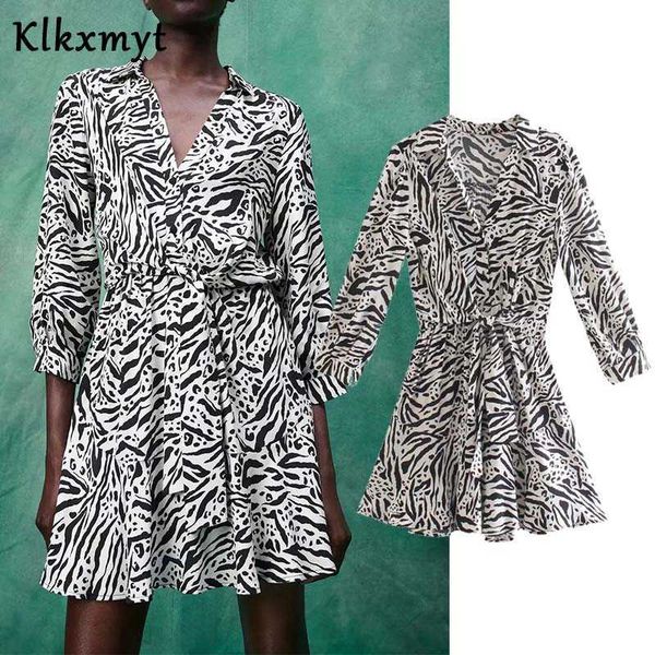 klkxmyt za fashion animal print shirt mini dress women knot long sleeve woman summer dresses elastic waist vintage vestidos 210527, Black;gray
klkxmyt za fashion animal print shirt mini dress women knot long sleeve woman summer dresses elastic waist vintage vestidos 210527, Black;gray