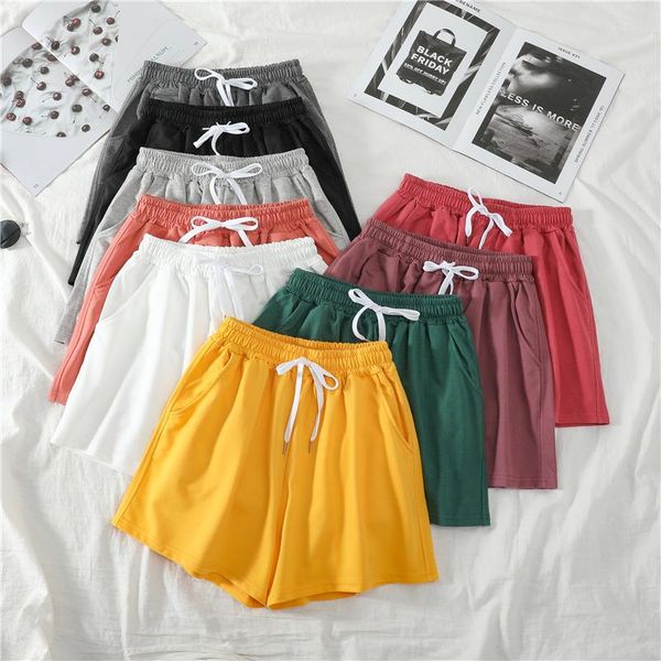 women's shorts runway summer casual women 2021 drawstring high waist loose loungewear short sweatpants female solid black white, White;black
women's shorts runway summer casual women 2021 drawstring high waist loose loungewear short sweatpants female solid black white, White;black