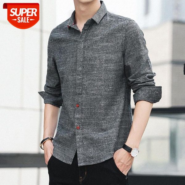 fall men's shirts, casual long-sleeved solid colors, young students' hemp gray shirts #ix2x, White;black
fall men's shirts, casual long-sleeved solid colors, young students' hemp gray shirts #ix2x, White;black