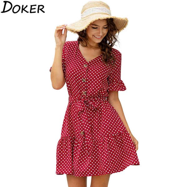 summer polka dot vintage elegant mini dress women short sleeve v-neck plus size red dresses woman boho beach bandage dress 210423, Black;gray
summer polka dot vintage elegant mini dress women short sleeve v-neck plus size red dresses woman boho beach bandage dress 210423, Black;gray