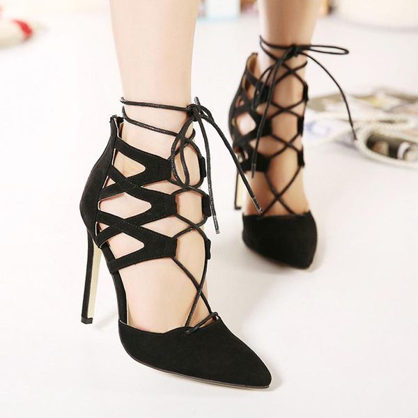 dress shoes 2021 summer women 11.5cm high heels sandals up toe cross strap pumps valentine gladiators fetish party fashion plus size, Black
dress shoes 2021 summer women 11.5cm high heels sandals up toe cross strap pumps valentine gladiators fetish party fashion plus size, Black