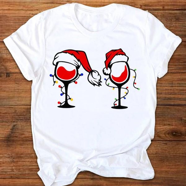 women's t-shirt female year print winter season t shirt clothing women graphic merry christmas 2022 style 90s trend tees, White
women's t-shirt female year print winter season t shirt clothing women graphic merry christmas 2022 style 90s trend tees, White
