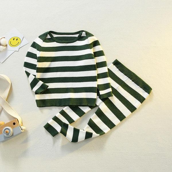 clothing sets 2021 baby girl clothes kids 2pcs striped knitting pants infant boys knit tracksuits toddler outfits for girls 0-6 age, White
clothing sets 2021 baby girl clothes kids 2pcs striped knitting pants infant boys knit tracksuits toddler outfits for girls 0-6 age, White