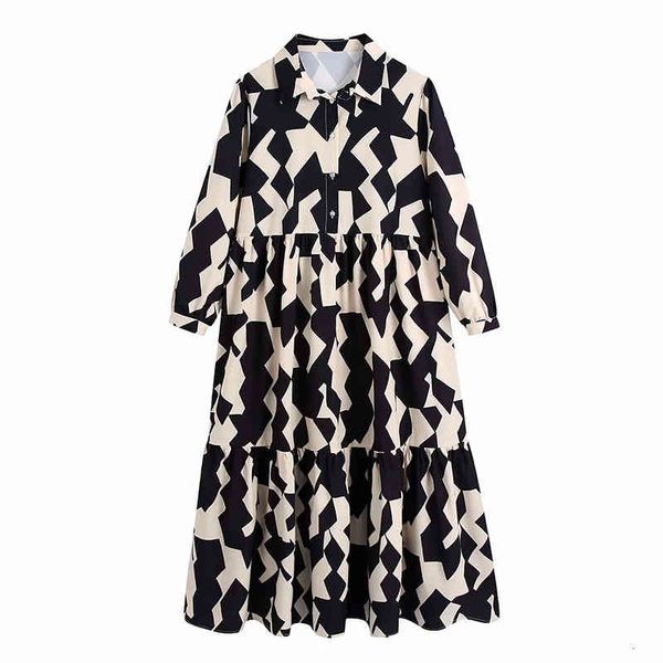 Casual Dresses Nlzgmsj Za Women Loose Black Printed Derss Autumn Dress Lapel Long Sleeve Mid-Calf Female 07 BHR6, Black;gray
Casual Dresses Nlzgmsj Za Women Loose Black Printed Derss Autumn Dress Lapel Long Sleeve Mid-Calf Female 07 BHR6, Black;gray