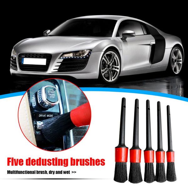 car sponge pp plastic 5pcs detailing brushes dashboard air vent outlet cleaning brush set tools auto wash accessories black + red
car sponge pp plastic 5pcs detailing brushes dashboard air vent outlet cleaning brush set tools auto wash accessories black + red