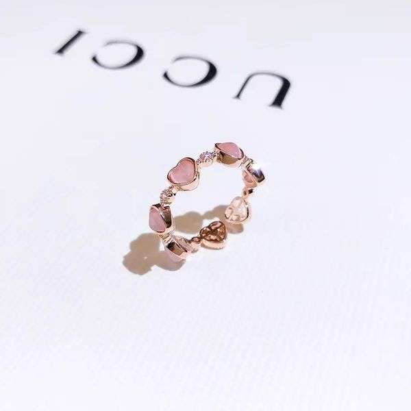 cluster rings 2021 fashion korean jewelry heart-shaped ring ladies opal luxury open wedding size adjustable gift, Golden;silver
cluster rings 2021 fashion korean jewelry heart-shaped ring ladies opal luxury open wedding size adjustable gift, Golden;silver