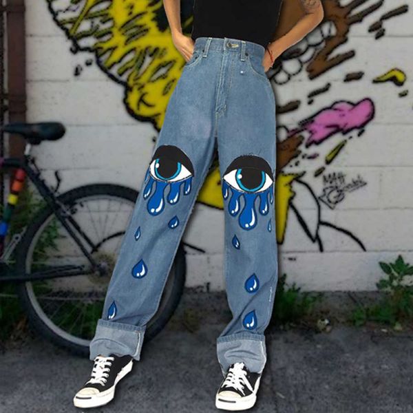 fashion vintage jeans woman high waist women printed casual trousers long pant boyfriends denim female 210702, Blue
fashion vintage jeans woman high waist women printed casual trousers long pant boyfriends denim female 210702, Blue