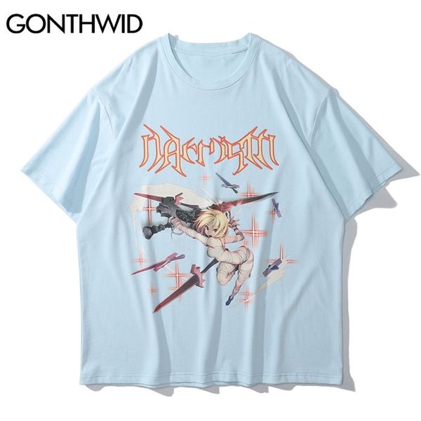 tshirts harajuku japanese anime cartoon girl print tees shirts streetwear hip hop loose fashion summer casual 210602, White;black
tshirts harajuku japanese anime cartoon girl print tees shirts streetwear hip hop loose fashion summer casual 210602, White;black