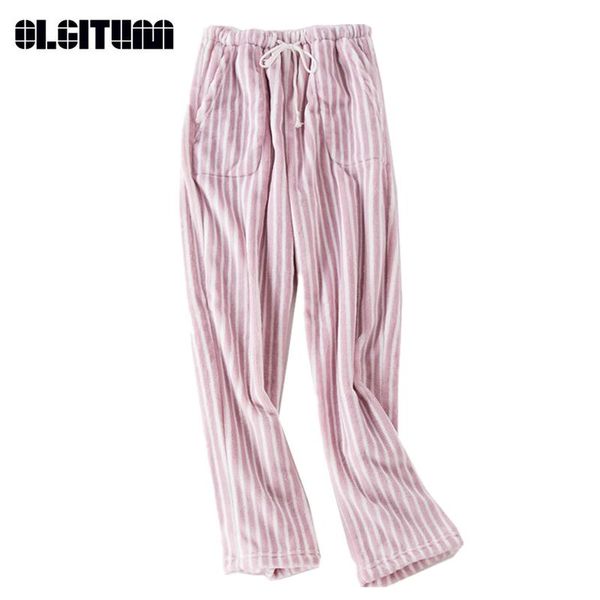 women's pants & capris olgitum 2021 autumn and winter flannel lovers pajamas men women thick warm large size coral fleece trousers, Black;white
women's pants & capris olgitum 2021 autumn and winter flannel lovers pajamas men women thick warm large size coral fleece trousers, Black;white