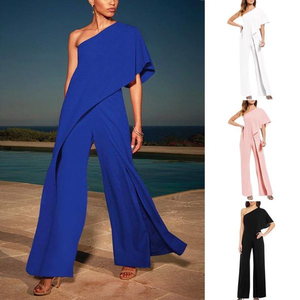 women's jumpsuits & rompers clothes 2021 women ladies solid cold shoulder loose playsuit party jumpsuit long trouser drop, Black;white
women's jumpsuits & rompers clothes 2021 women ladies solid cold shoulder loose playsuit party jumpsuit long trouser drop, Black;white