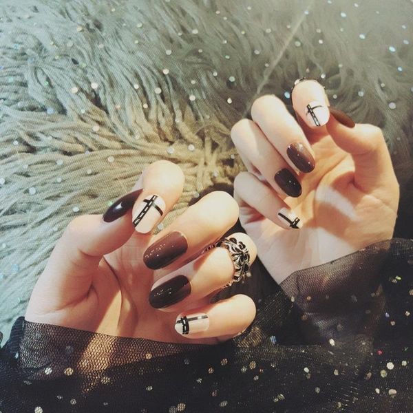 false nails 24pcs/box fashion charm red fake nail patch diy art accessories tools, Red;gold
false nails 24pcs/box fashion charm red fake nail patch diy art accessories tools, Red;gold