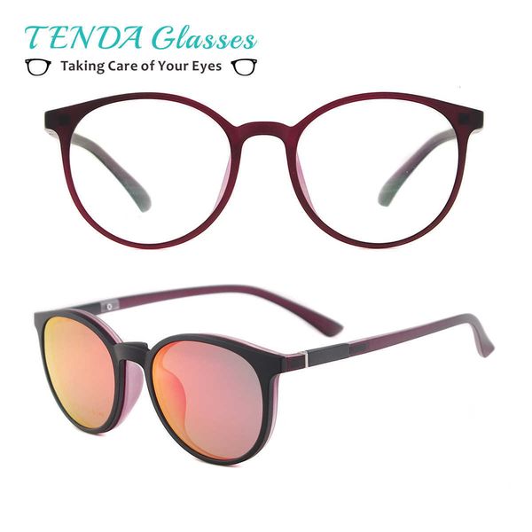 luxury designer sunglasses flexible plastic women round retro sun glasses polarized clip on driving for prescription lenses, White;black
luxury designer sunglasses flexible plastic women round retro sun glasses polarized clip on driving for prescription lenses, White;black