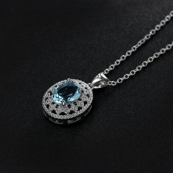 pendant necklaces crystal purple blue zircon clavicle necklace cute wedding bridal jewelry female for women, Silver
pendant necklaces crystal purple blue zircon clavicle necklace cute wedding bridal jewelry female for women, Silver