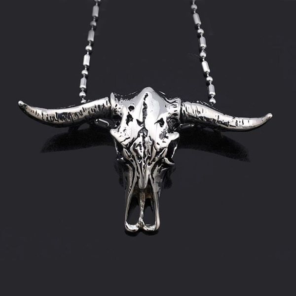 pendant necklaces mens stainless steel bull head pendants chains long necklace large statement punk jewelry on the, Silver
pendant necklaces mens stainless steel bull head pendants chains long necklace large statement punk jewelry on the, Silver