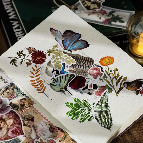 gift wrap 50pcs/pack vintage flower decorative stickers scrapbooking stick label diary stationery retro stamp plant sticker
gift wrap 50pcs/pack vintage flower decorative stickers scrapbooking stick label diary stationery retro stamp plant sticker