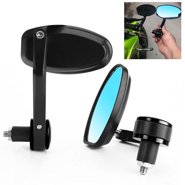 motorcycle mirrors deri 7/8" rearview oval blue mirror 22mm handlebar bar end rear view motorbike side moto accessories
motorcycle mirrors deri 7/8" rearview oval blue mirror 22mm handlebar bar end rear view motorbike side moto accessories