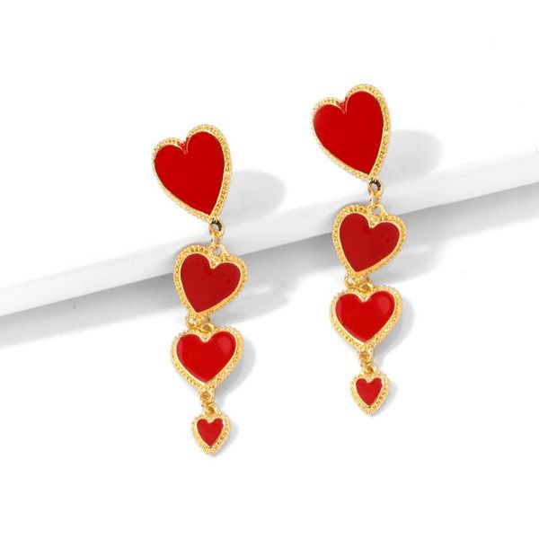 tredny red love drop earrings for woman girls bohemian statement maix long bijoux female gifts wedding jewelry 2021 dangle & chandelier, Silver
tredny red love drop earrings for woman girls bohemian statement maix long bijoux female gifts wedding jewelry 2021 dangle & chandelier, Silver