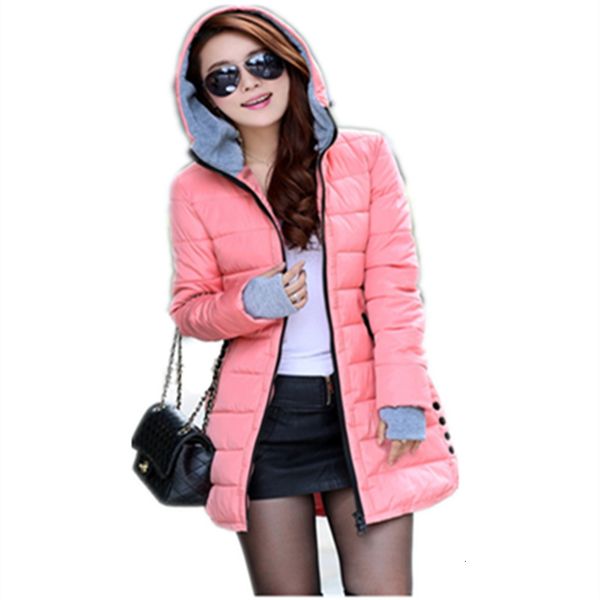 leather winter for women with hoodie-quilled coat of medium-long cotton plus size women's slim jacket ladies ld069 doam, Black
leather winter for women with hoodie-quilled coat of medium-long cotton plus size women's slim jacket ladies ld069 doam, Black