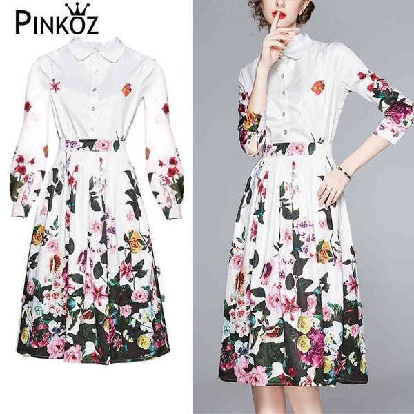 two pieces set women spring autumn single breasted long sleeve shirt blouse printed and skirt tropical flower sets 210421, White
two pieces set women spring autumn single breasted long sleeve shirt blouse printed and skirt tropical flower sets 210421, White
