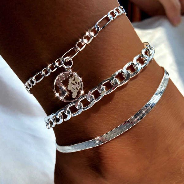 designer necklace 3pcs/set gold silver color world map anklets for women bohemian multilayer anklet on leg fashion beach jewelry foot access
designer necklace 3pcs/set gold silver color world map anklets for women bohemian multilayer anklet on leg fashion beach jewelry foot access