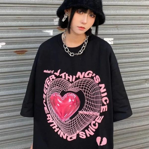 men's t-shirts summer cotton short sleeve t-shirt girl student love printing fashion korean loose 2021, White;black
men's t-shirts summer cotton short sleeve t-shirt girl student love printing fashion korean loose 2021, White;black