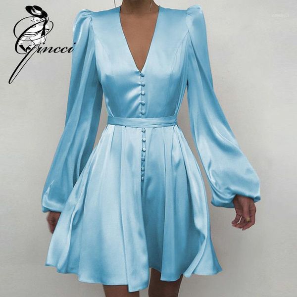 casual dresses gincci single breasted satin mini dress women lantern sleeve party deep v-neck bodycon autumn elegant a-line ladies, Black;gray
casual dresses gincci single breasted satin mini dress women lantern sleeve party deep v-neck bodycon autumn elegant a-line ladies, Black;gray