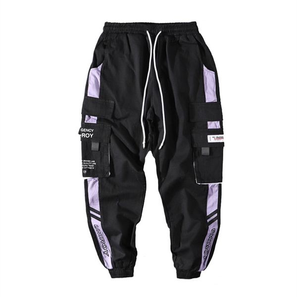 hip hop ribbons cargo pants men joggers pants mens streetwear military pants fashion male elastic waist pant cotton black 210723
hip hop ribbons cargo pants men joggers pants mens streetwear military pants fashion male elastic waist pant cotton black 210723