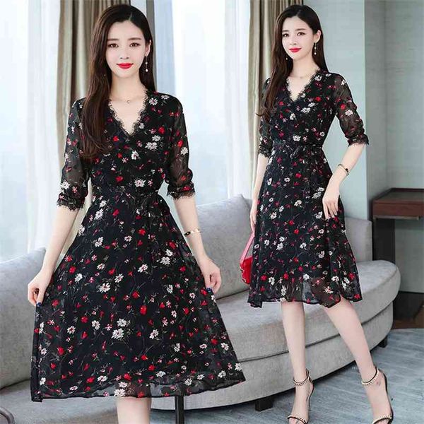 plus size summer floral chiffon boho midi dress elegant women black beach sundress bodycon dresses party vestidos 210528, Black;gray
plus size summer floral chiffon boho midi dress elegant women black beach sundress bodycon dresses party vestidos 210528, Black;gray