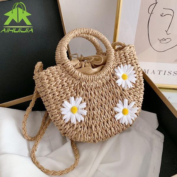 fashion lady's straw woven handbag bohemian hand-woven messenger bag summer moon shape seaside resort women shoulder bags evening
fashion lady's straw woven handbag bohemian hand-woven messenger bag summer moon shape seaside resort women shoulder bags evening