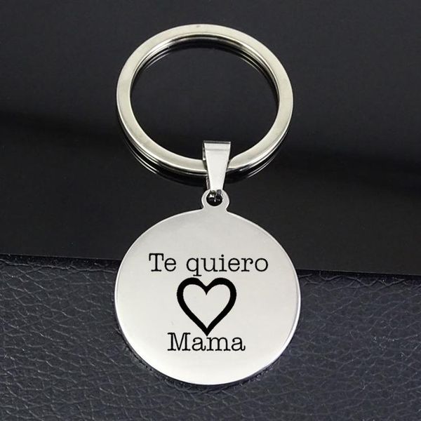 keychains "te quiero mama" keychain unique herat keyring for mama factory price jewelry drop yp6953, Silver
keychains "te quiero mama" keychain unique herat keyring for mama factory price jewelry drop yp6953, Silver