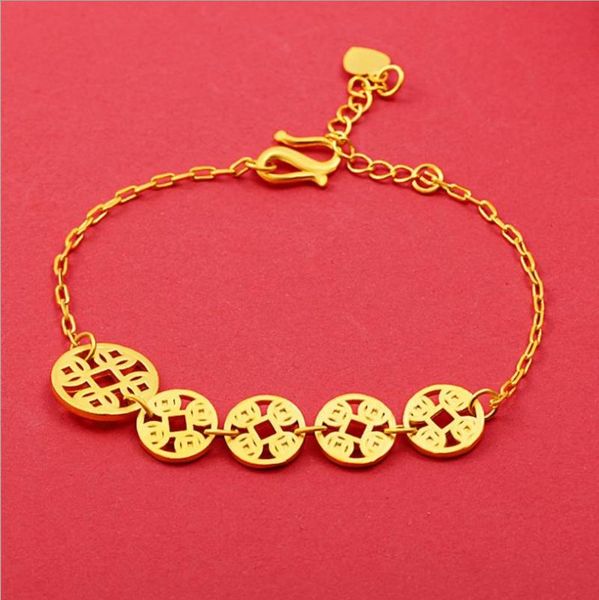 link, chain hi vintage women money bracelet female 24k gold hand party bangle girlfriend birthday gift fine jewelry womens wedding, Black
link, chain hi vintage women money bracelet female 24k gold hand party bangle girlfriend birthday gift fine jewelry womens wedding, Black