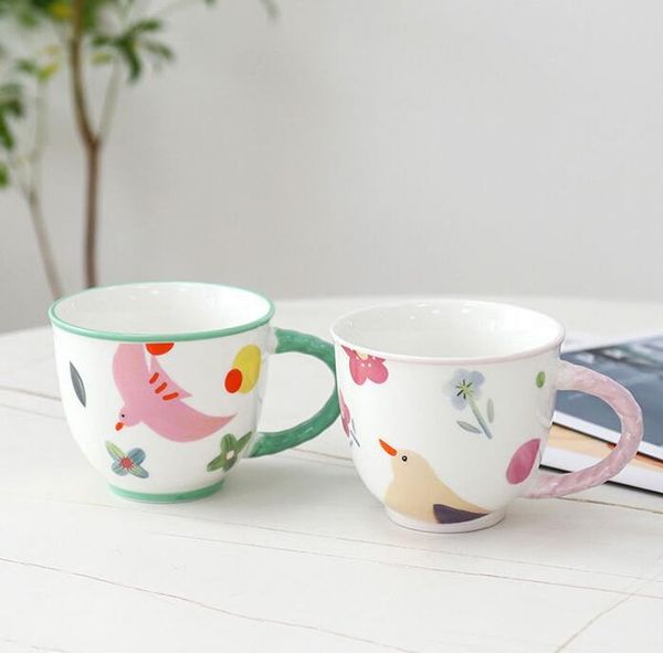 mugs cartoon painted bird breakfast cup with handle cute household ceramic water female milk
mugs cartoon painted bird breakfast cup with handle cute household ceramic water female milk