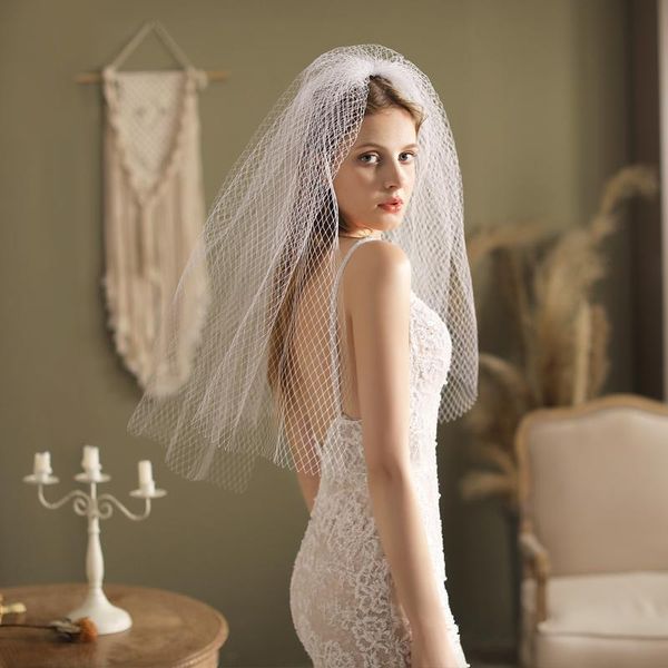bridal veils simple elbow length 2-layer wedding veil big eyes mesh headdress with comb for travel studio po prop daily life v811, Black
bridal veils simple elbow length 2-layer wedding veil big eyes mesh headdress with comb for travel studio po prop daily life v811, Black