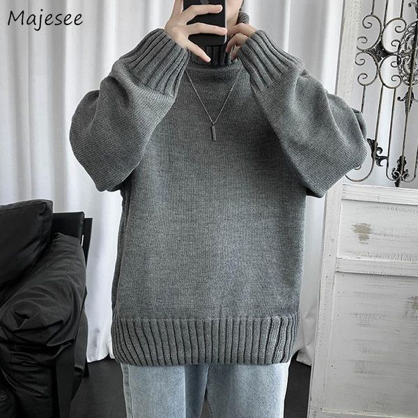men's sweaters men solid turtleneck pullovers simple basic daily leisure oversize slouchy knitting clothing male ulzzang ins students, White;black
men's sweaters men solid turtleneck pullovers simple basic daily leisure oversize slouchy knitting clothing male ulzzang ins students, White;black
