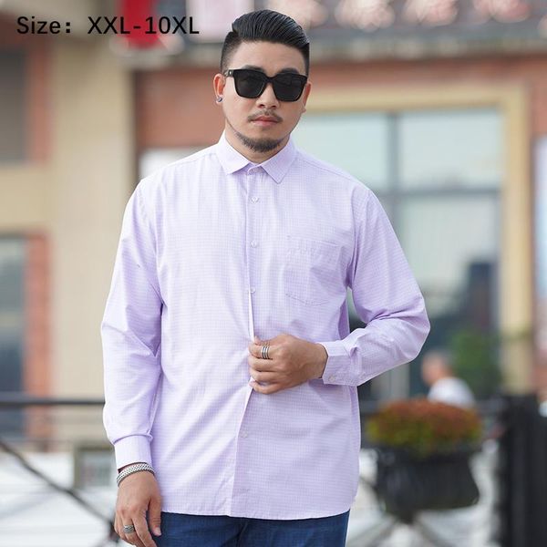 men's casual shirts xxl-10xl plus size business plaid shirt 2021 spring and autumn brand classic office professional long sleeve, White;black
men's casual shirts xxl-10xl plus size business plaid shirt 2021 spring and autumn brand classic office professional long sleeve, White;black