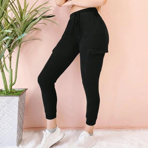 women's pants & capris fashion solid drawstring sweatpants women 2021 fall stretch high waist loose streetwear cargo jogger pants#g3, Black;white
women's pants & capris fashion solid drawstring sweatpants women 2021 fall stretch high waist loose streetwear cargo jogger pants#g3, Black;white