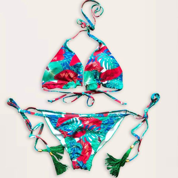 women's swimwear 2021 floral print bikini women low waist swimsuit push up halter brazilian bathing suit beachwear female #g3, White;black
women's swimwear 2021 floral print bikini women low waist swimsuit push up halter brazilian bathing suit beachwear female #g3, White;black