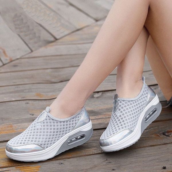 mesh sneakers women spring summer 2020 new rocking shoes breathable womens shoes casual sports muffin wedge o1mc#, Black
mesh sneakers women spring summer 2020 new rocking shoes breathable womens shoes casual sports muffin wedge o1mc#, Black