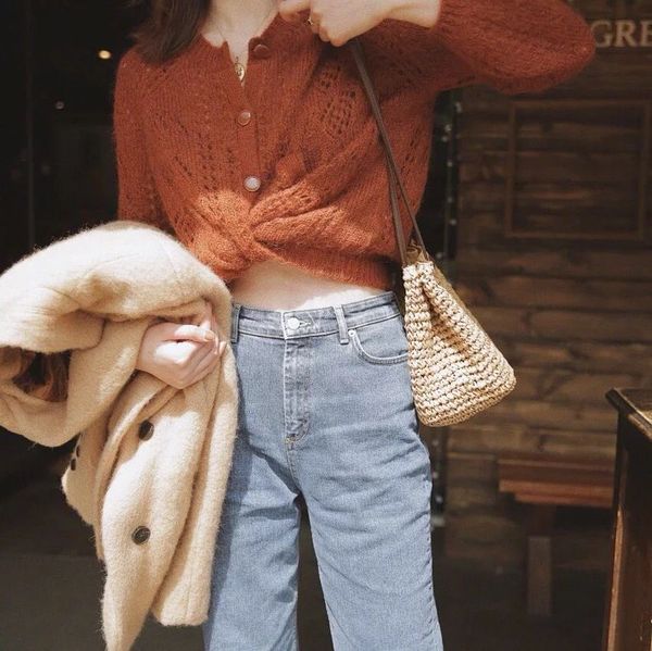 sweater 2021 selling super chic mohair cardigan autumn winter women wool jumper with buttons ntl9, White;black
sweater 2021 selling super chic mohair cardigan autumn winter women wool jumper with buttons ntl9, White;black
