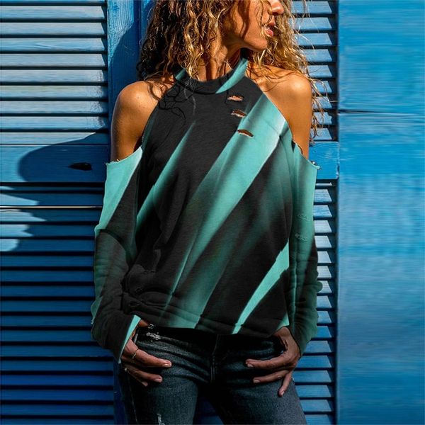 halloween printed hole off shoulder sweater, Black
halloween printed hole off shoulder sweater, Black